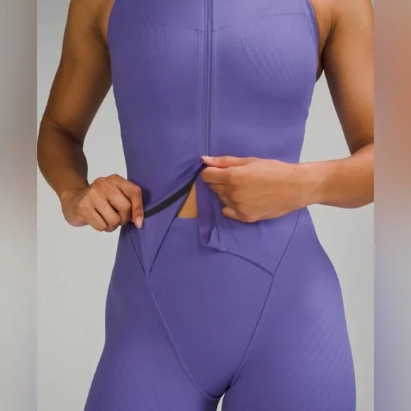 NWT Lululemon Charged Indigo SenseKnit Running One Piece - Picture 5 of 13